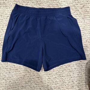 Lululemon Men's Navy and Blue Shorts